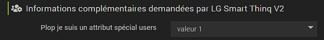 User Attribute