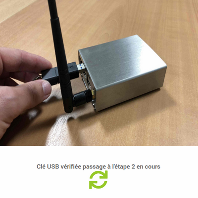 Clé USB vérifiée