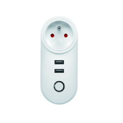 Interrupteur WiFi 16A sur câble, compatible Lidl Home, Tuya Smart
