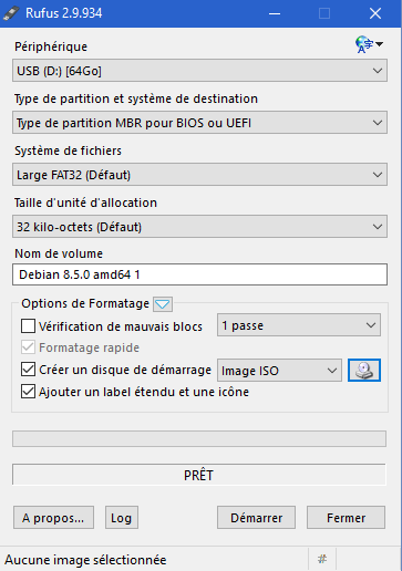 Debian installation